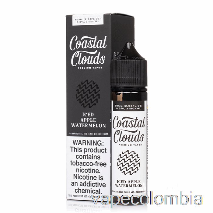 Kit Completo De Vapeo Con Manzana Helada Y Sandía - Costeras Nubes Co. - 60ml 0mg